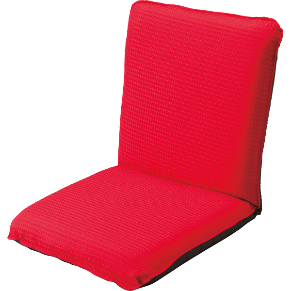 無段階座椅子　ワッフル レッドの商品画像