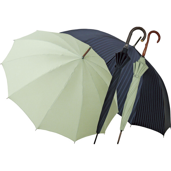 匠　有村　紳士・婦人晴雨兼用長傘セット ウグイスの商品画像