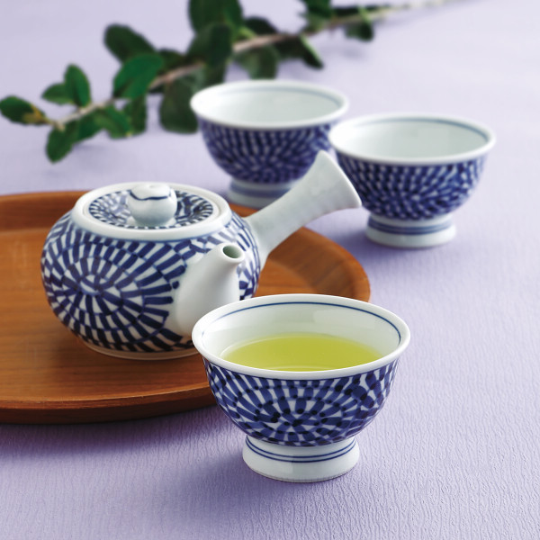 蛸唐草絵　急須茶器揃のサムネイル画像1