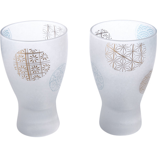 プレミアム　丸紋　ペア酒グラスの商品画像