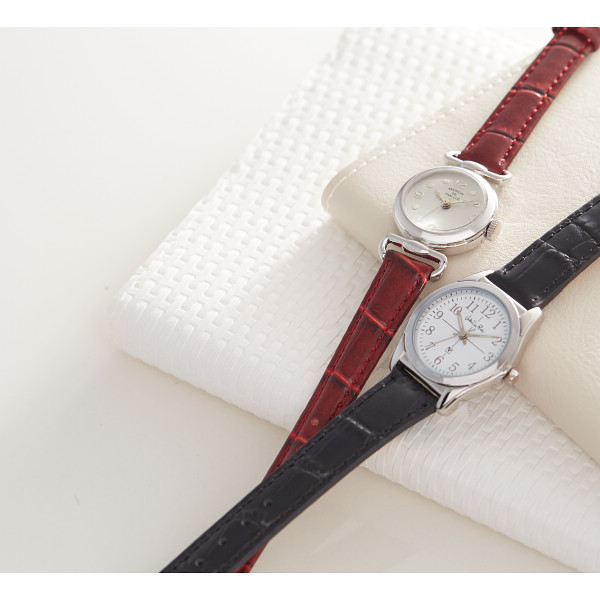 メゾン・ドゥ・ファミーユ　レディース腕時計 レッドのサムネイル画像1