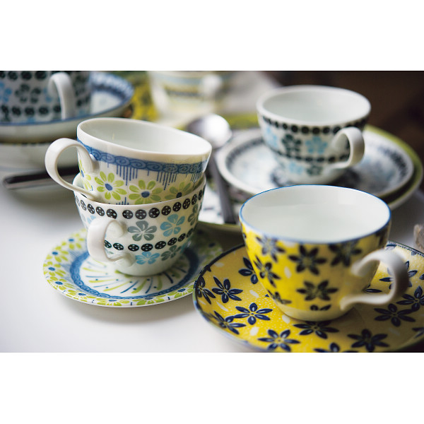 ポタリーフィールド　コーヒー碗皿５客セットのサムネイル画像3