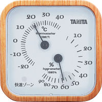 タニタ　温湿度計 ナチュラル 