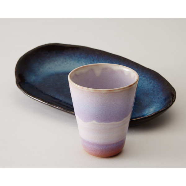 萩焼　リズム　ペアカップのサムネイル画像1