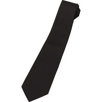 礼装用ネクタイ　黒　朱子織