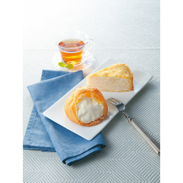北海道ミルクレープ＆シュークリームセットのサムネイル画像2