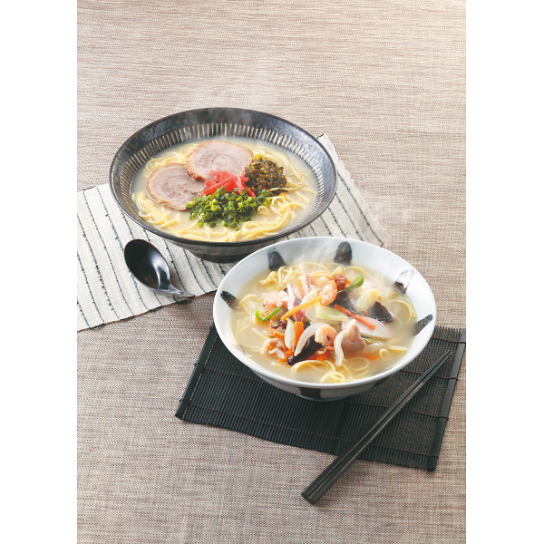 「旨麺」博多ＶＳ長崎食べ比べセット（１２食）のサムネイル画像1