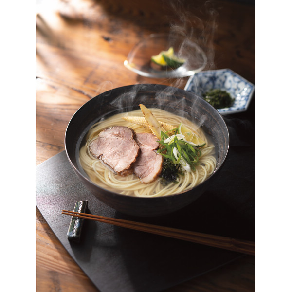 あごだし醤油＆岩塩ラーメンセット（９食　磯紫菜付）のサムネイル画像1