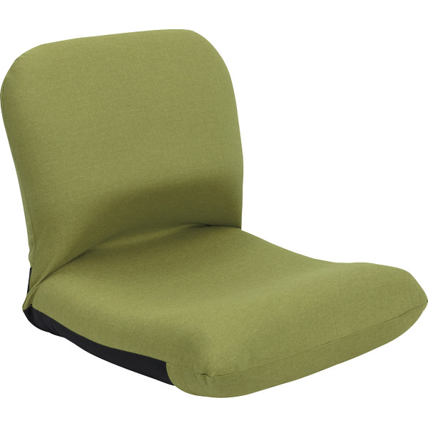 背中を支える美姿勢座椅子 グリーンの商品画像