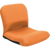 背中を支える美姿勢座椅子 オレンジ 
