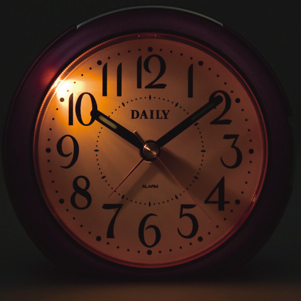 デイリー　目覚まし時計 シルバーのサムネイル画像1