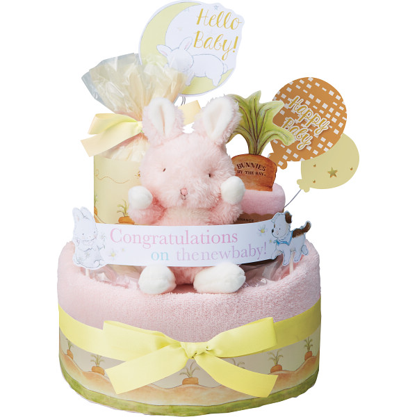 バニーズバイザベイ　おむつケーキ２段 ピンクの商品画像