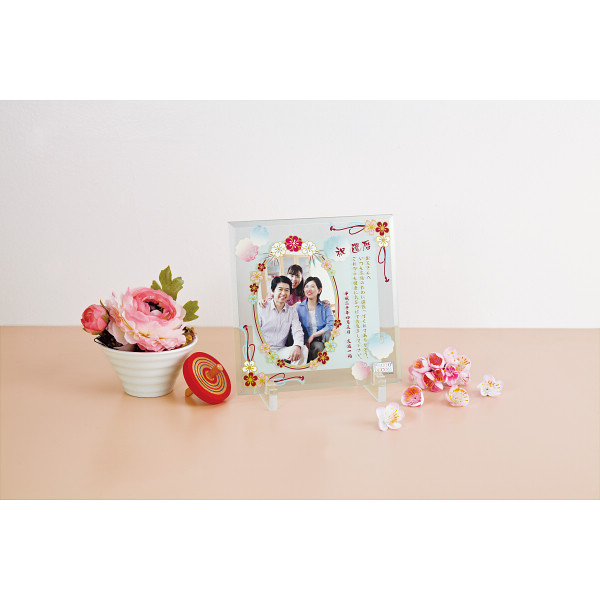 フォトデコムガラスフレーム（オンリーワンフレーム）（お仕立券）のサムネイル画像1