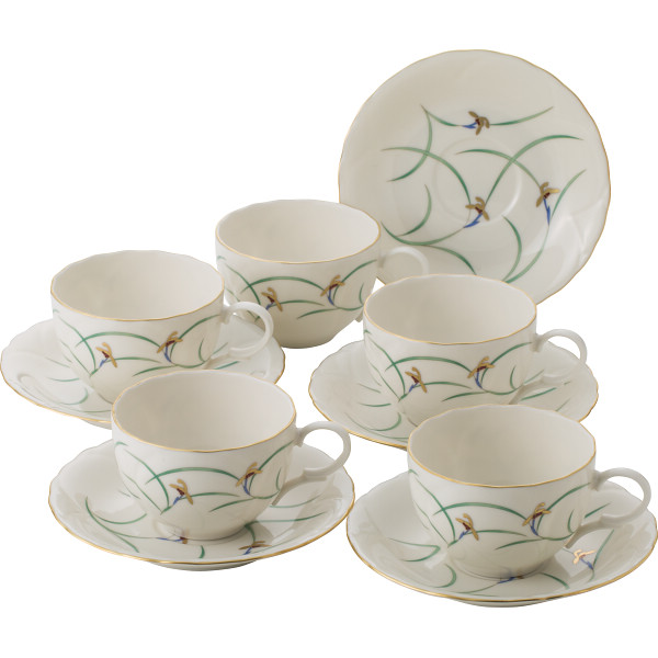 香蘭社　リンドフィールド　碗皿５客揃の商品画像