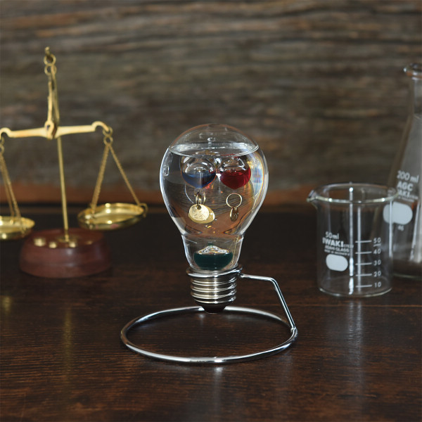 ガラスフロート温度計　電球の商品画像