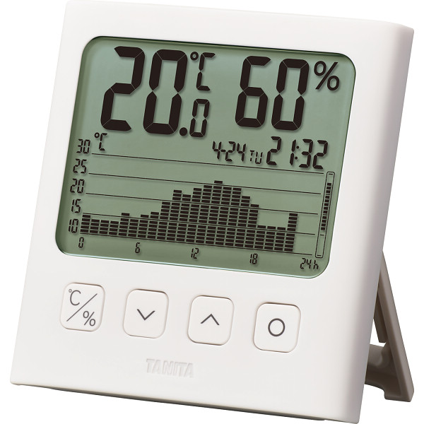 タニタ　グラフ付きデジタル温湿度計のサムネイル画像1