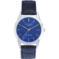 ファイブナイン　メンズウオッチ ダークブルー文字盤 
