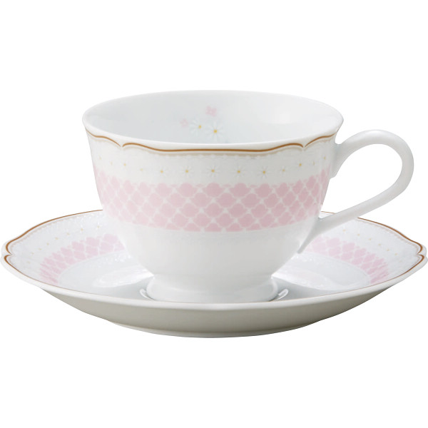 ノリタケ　デイジーベル　ティー・コーヒー碗皿 ピンクの商品画像