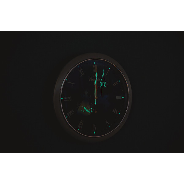 ディズニー　シンデレラ　掛時計 ホワイト（ブルー）のサムネイル画像1
