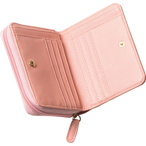 アッシュエル　折財布 ピンクのサムネイル画像1