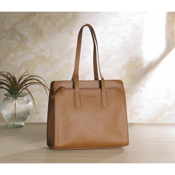 フランコフェラーロ　フェミニンニュアンスカラーバッグ グレーのサムネイル画像1