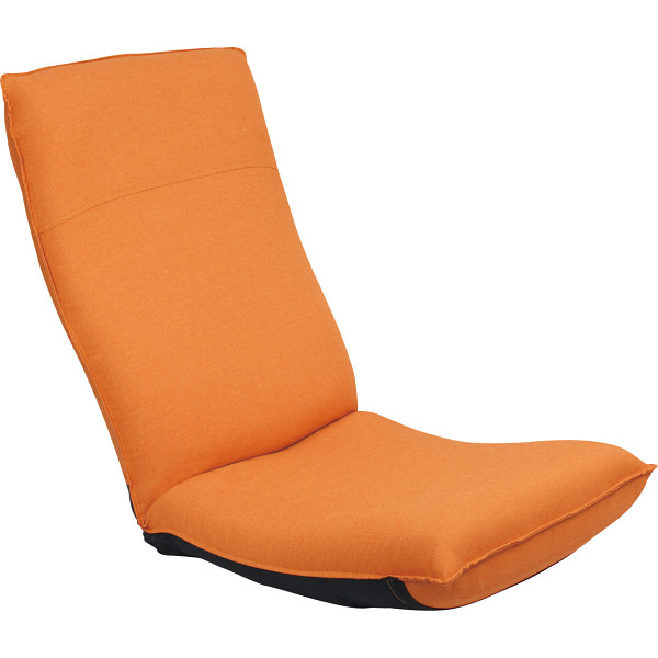 産学連携　リラックス座椅子 オレンジのサムネイル画像1