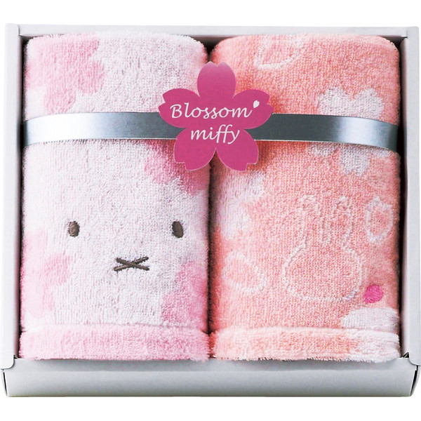 ミッフィー　ウォッシュタオル２枚セット ピンクの商品画像