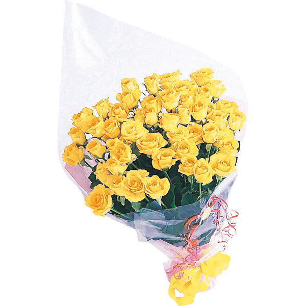 バラの花束　２１本から１００本までのお申し込み イエローのサムネイル画像1