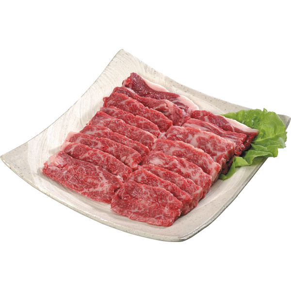 九州産黒毛和牛　カルビ（バラ）焼肉用（３００ｇ）の商品画像