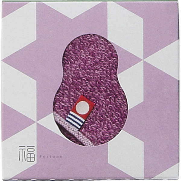 コトハコ　タオルハンカチ パープルの商品画像