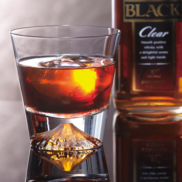 【父の日専用】田島窯　江戸硝子　富士山　ロックグラス（木箱入）のサムネイル画像3