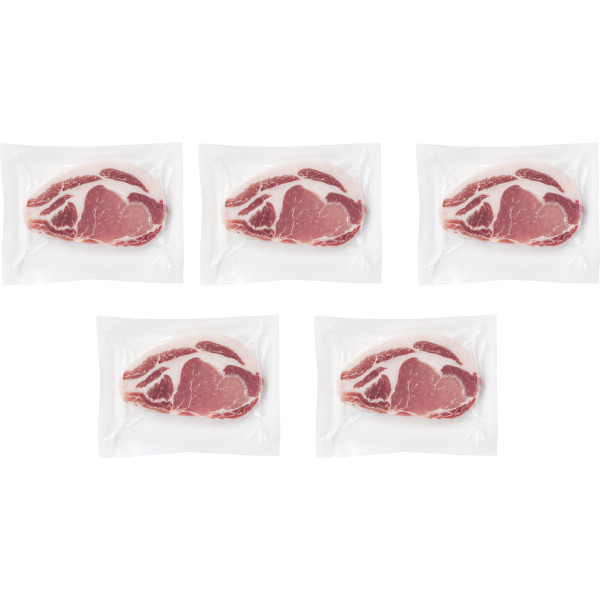 鹿児島県産黒豚ロースステーキ（５枚）の商品画像