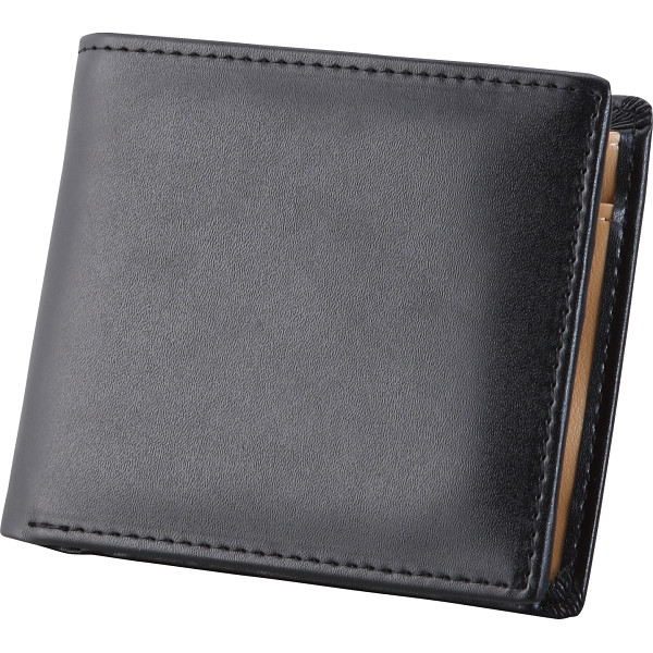 アーバンリサーチ　メンズ二つ折り財布 ブラックの商品画像