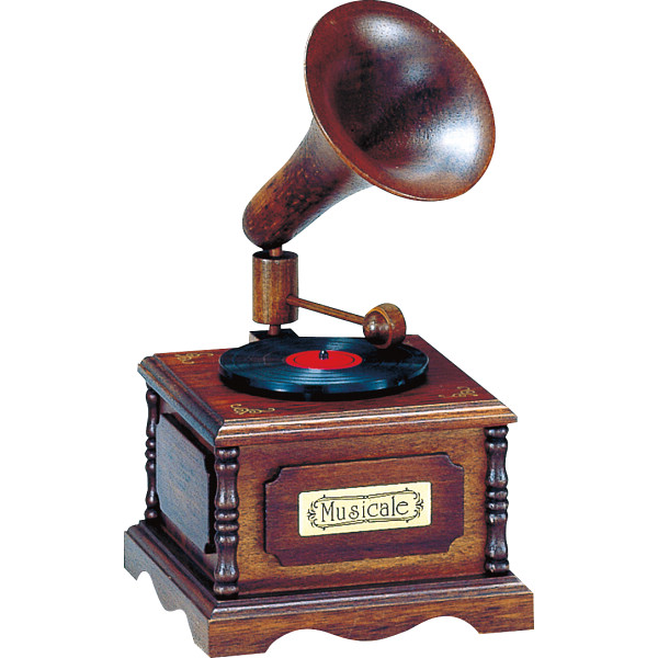 木製ミニアンティークオルゴール蓄音機 ｂ ６２０ｓ シャディ ギフトモール