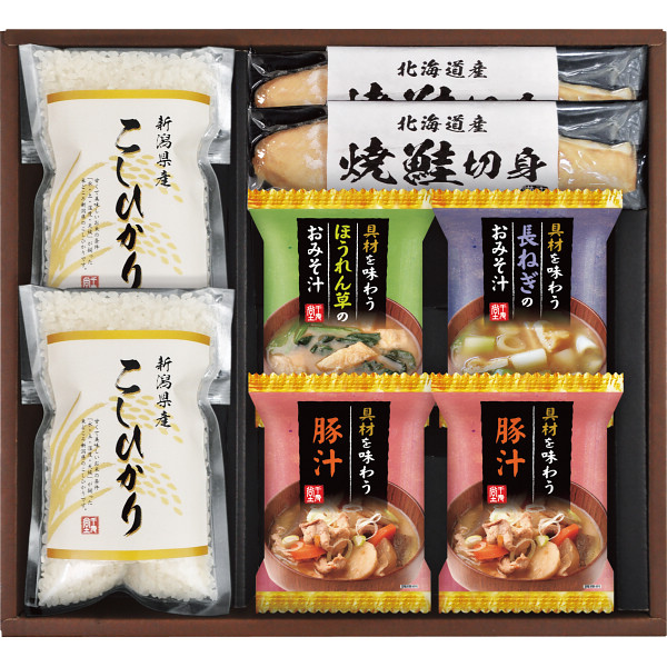 新潟県産こしひかり　食卓彩セットの商品画像