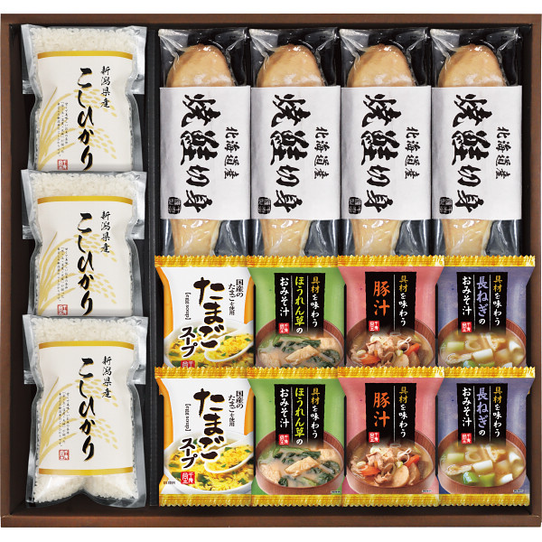 新潟県産こしひかり　食卓彩セットの商品画像
