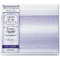 西川　日本製　透かし織タオルケット