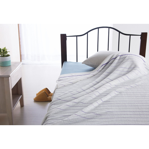 ｎｉｓｈｉｋａｗａ　日本製　ロングサイズタオルケットのサムネイル画像1