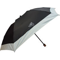 アズアズ　晴雨兼用１級遮光・遮熱丸ミニ傘　バラ刺繍加工