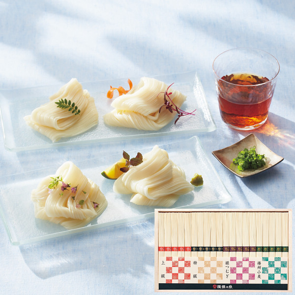 手延素麺揖保乃糸　四種詰合せ　２０束の商品画像