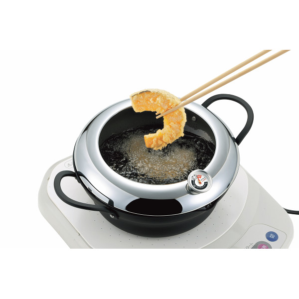 温度計付天ぷら鍋（２４ｃｍ）のサムネイル画像1