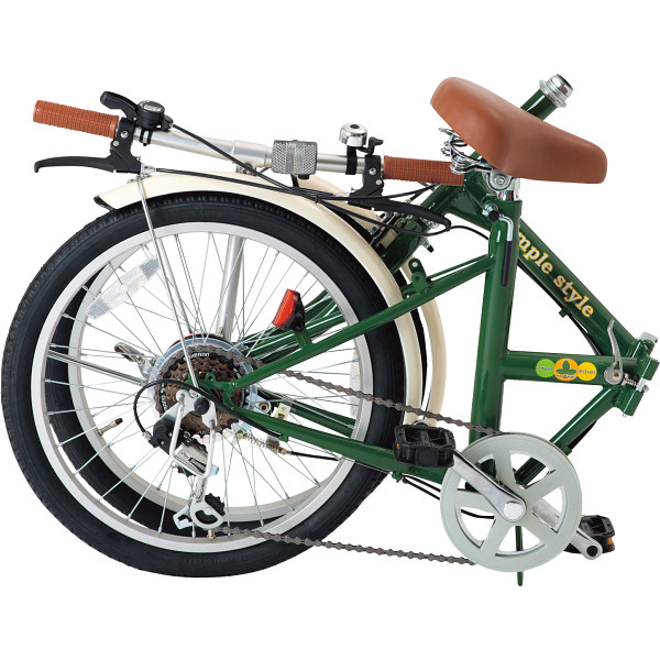 【日本製国産】■シンプルスタイル ２０型折り畳み自転車/ハーヴェストイエロー 20インチ～