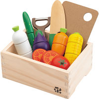 ウッディプッディ　はじめてのおままごと　サラダ＆なべフライパンセット