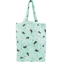 くろちく 和柄エコバッグ(小) 子猫と小花