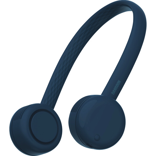 ｕｓｂ ｆｌｅｘ羽根なし首かけ扇風機クラシックブルー ｄｓｎ１９１１５ シャディ ギフトモール