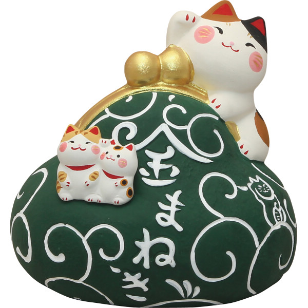 リュウコドウ がま口貯金箱猫 ０１９ ０３７４ｂ シャディ ギフトモール