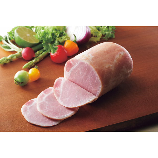 伊藤ハム　国産豚肉使用七日間熟成布巻ロースハム（お名入れ）のサムネイル画像1