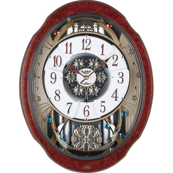 【新品未使用】スモールワールド　カラクリ時計　メロディー時計
