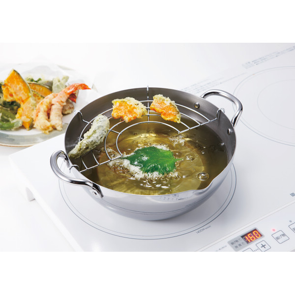 郷技　ステンレス製天ぷら鍋（２０ｃｍ）のサムネイル画像1