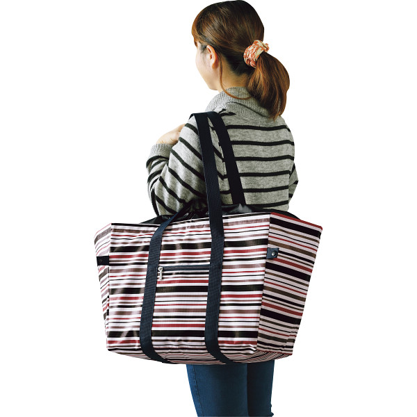 たくさん入る肩かけできる保冷買い物かごバッグのサムネイル画像3
